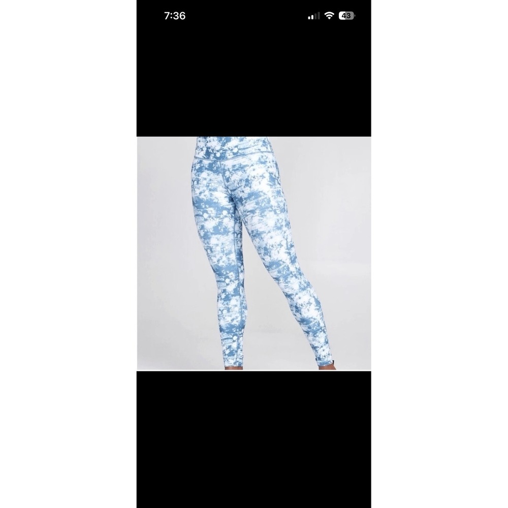 Soul Cycle Contour Tie Dye Leggings Size Small